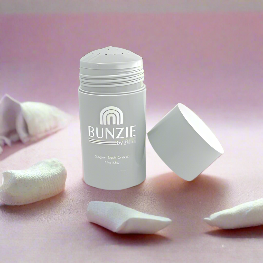 Bunzie touch-free diaper rash cream stick with 15% zinc oxide